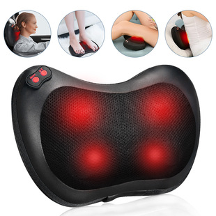 Cervical Spine Massager Electric Massage Pillow Instrument Car Home Multi-Functional Shoulder, Neck, Lumbar Spine, Back and Leg Massager