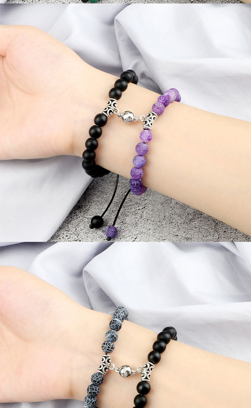 Handgefertigtes Perlenarmband Partner Set Mit Magnetverschluss_voghion.com