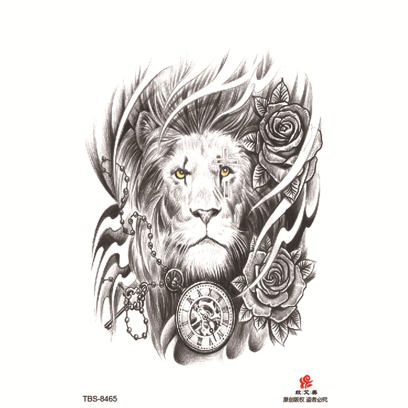 Pegatinas de tatuaje impermeables de brazo completo pequeño, símbolo de tótem, pegatinas de brazo pequeño, conjunto de ensamblaje al por mayor, suministro transfronterizo