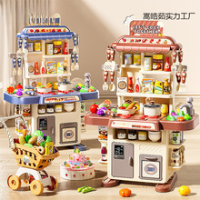 儿童过家家厨房玩具女孩迷你做饭真煮套装仿真厨具2岁3-6宝宝礼物
