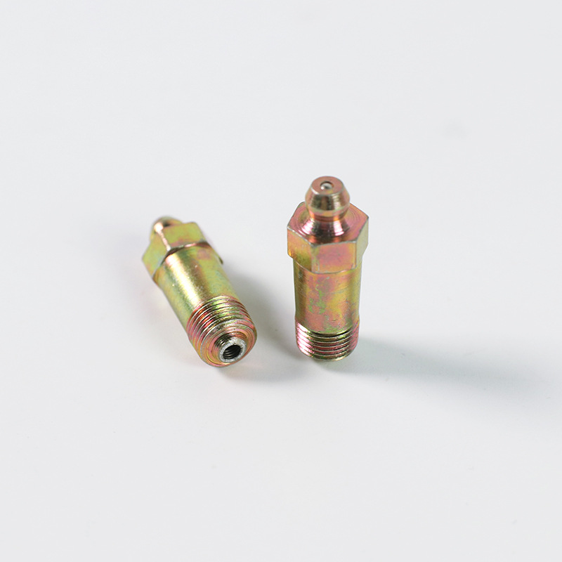 1/8-27NPT螺纹加长黄油嘴碳钢镀锌 美制SAE油咀