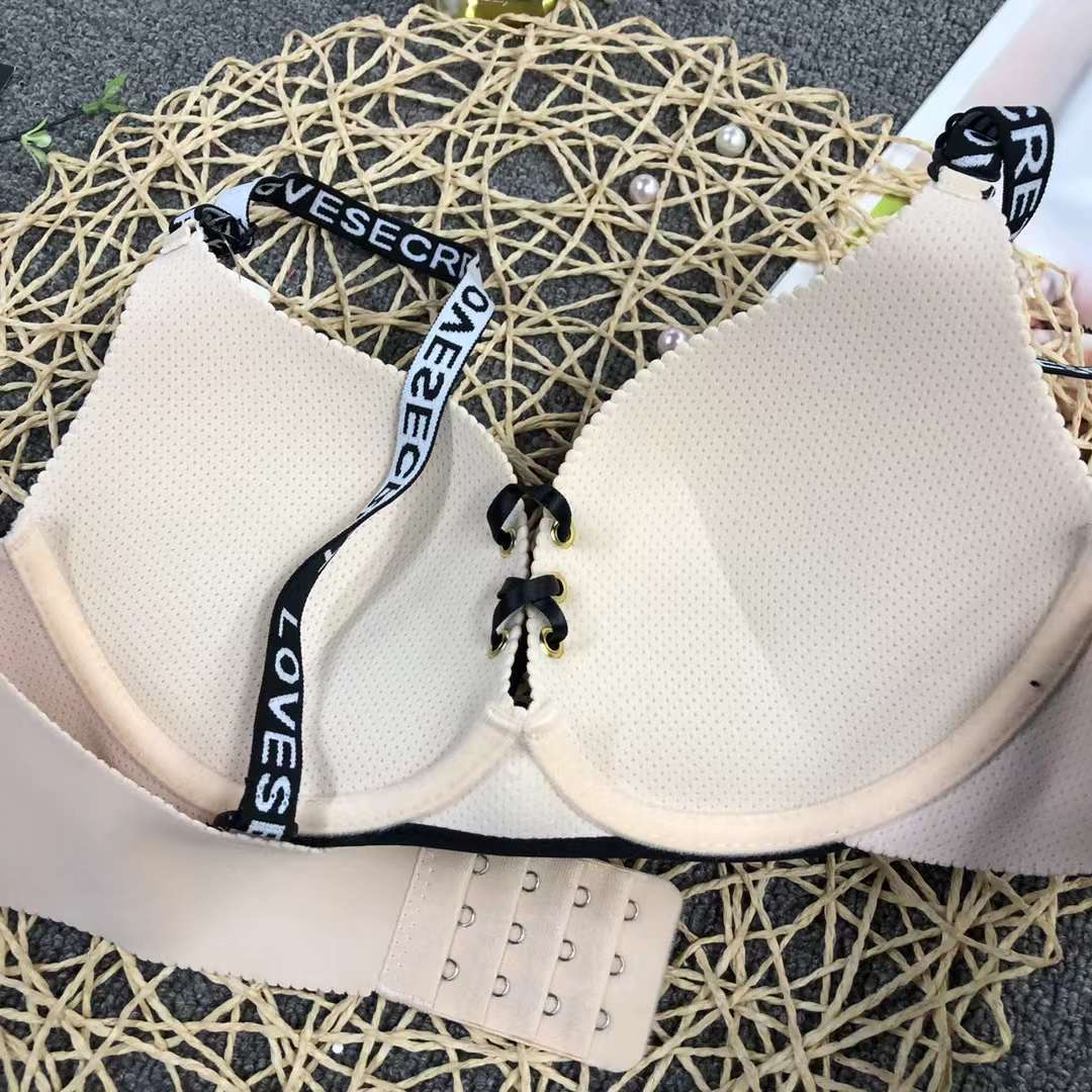 Filipinas Malasia ropa interior brillante sexy sujetador inalámbrico pecho contrayendo sujetador anti-flacidez al por mayor