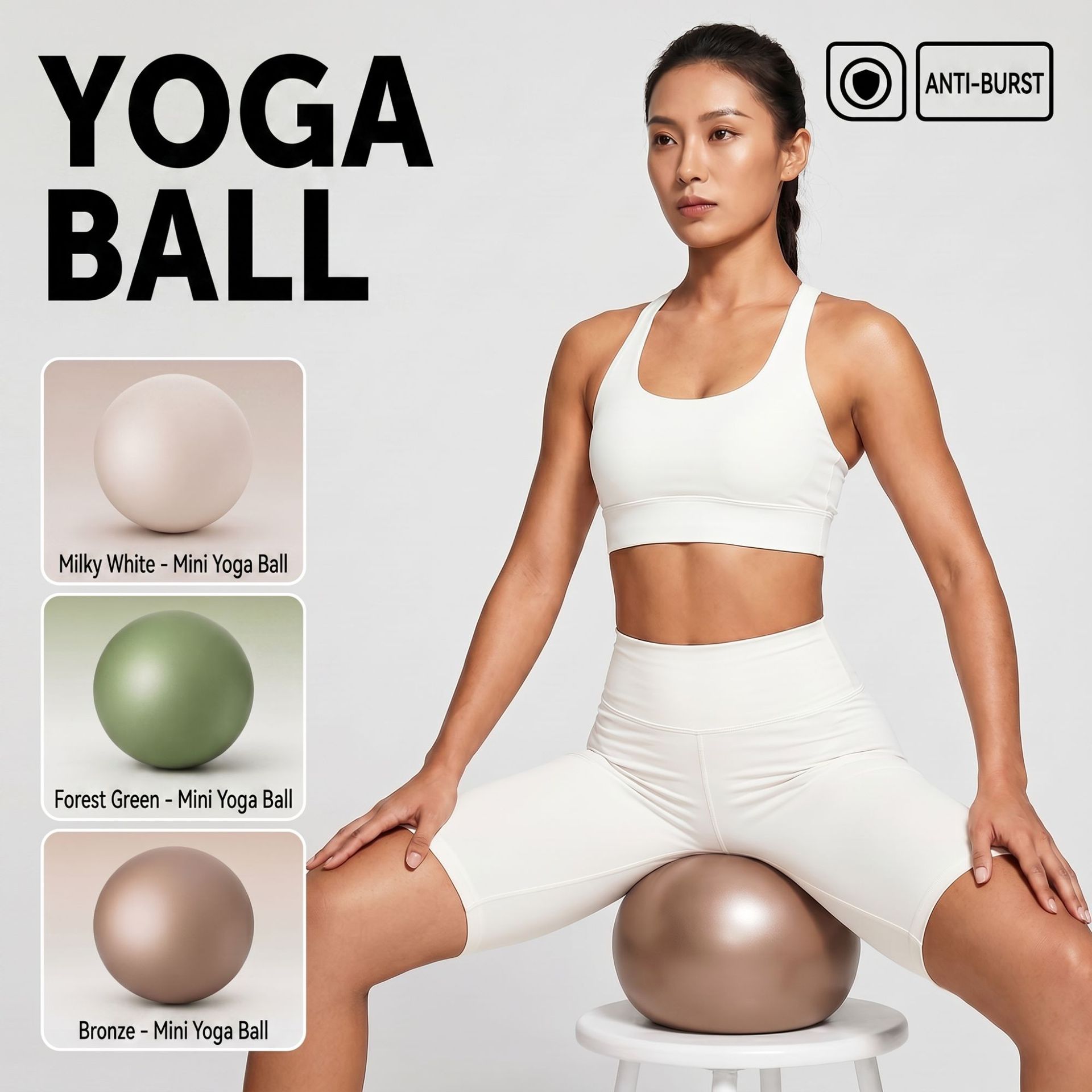 Yoga Ball 25cm Octopus Shape for Postpartum Core Repair, Adult-Specific Pelvic Floor Muscle Exercise Pilates Training Ball