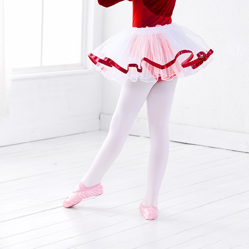 Falda de baile para niños falda de niñas falda de arco iris falda de tutú de malla falda de princesa ropa de rendimiento falda de gasa suave y esponjosa