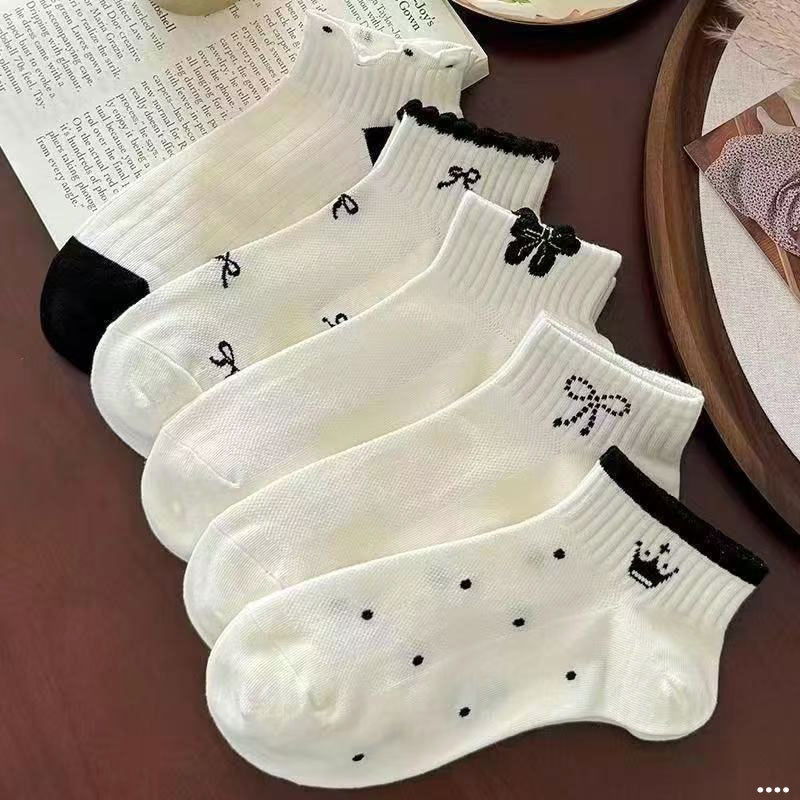 Manufacturer Wholesale Summer Cool Thin Socks Women's Short Socks Japanese Style Women's Socks Ins Breathable Sports Student Socks