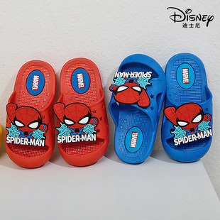 Disney Spiderman Captain America Hole Shoes Summer New Home Bathroom Outer Wear Beach Shoes Baotou Slippers