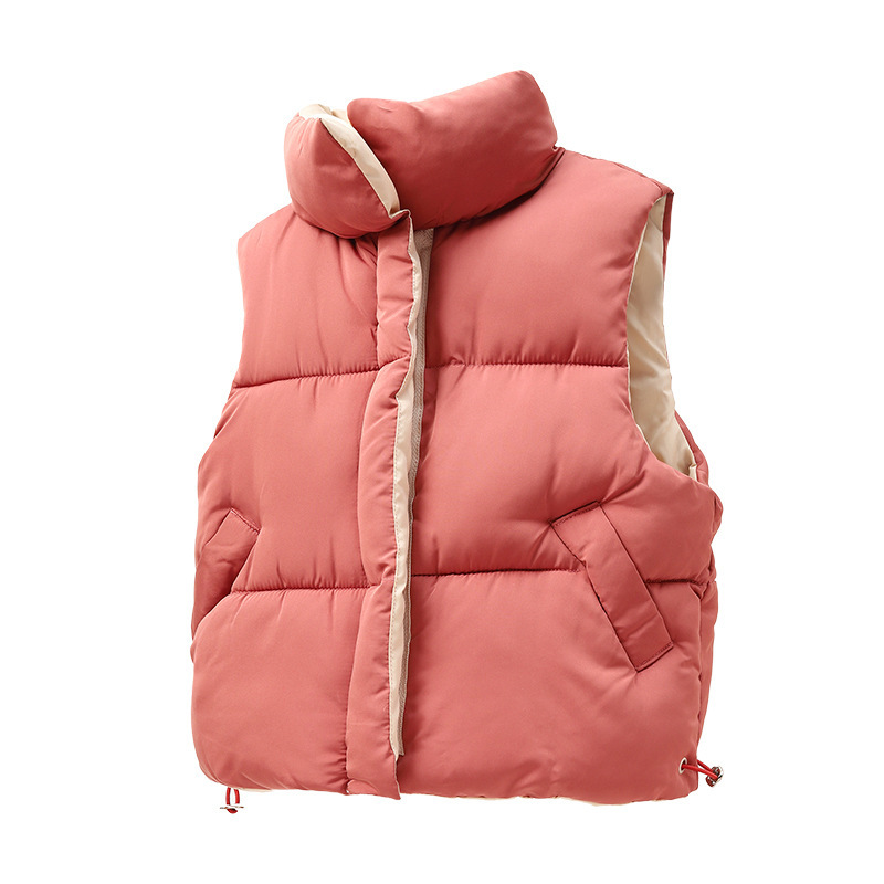 2024 ropa para niños nueva ropa para niños bebés niños y niñas Chaleco de cuello de pie ropa exterior para niños chaleco cálido Chaleco de algodón para niños