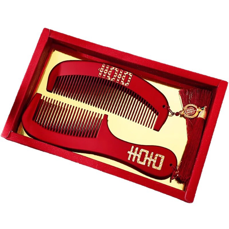 Espejo de casamiento peinado un par de conjuntos de bodas conjuntos de regalo de boda rojo para la novia suministros de boda espejo completo