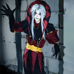 怪胎马戏团pierrot cos服全套小丑万圣节小P乙游cosplay全套freak