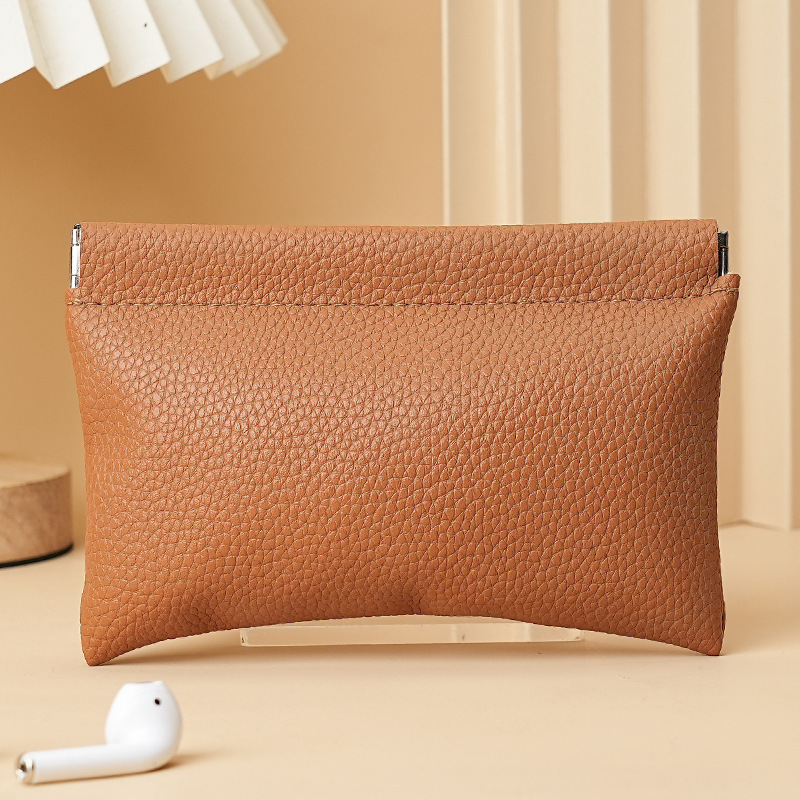 Bolsa de almacenamiento de gafas Gafas de sol portátiles antipresión Gafas de sol Cerrado automático Caja de almacenamiento de metralla Bolsa de almacenamiento de ojos Mujer