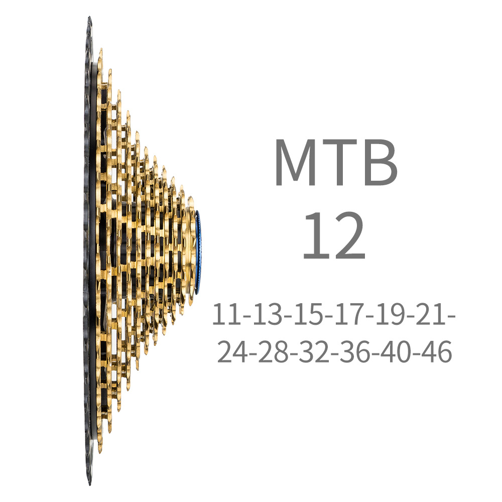 Volante de bicicleta de montaña ZTTO volante ultraligero de acero de 12 velocidades 11-46T volante de velocidad variable volante de escalada volante grande