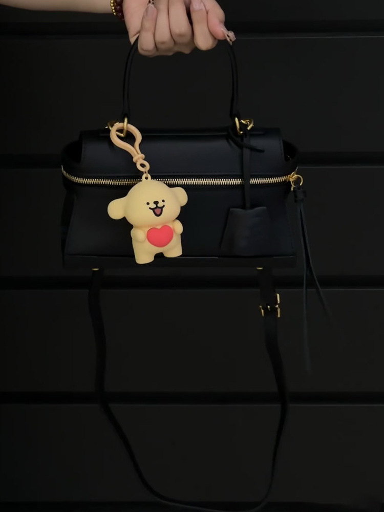 Geantă crossbody pentru telefon mobil, tip cutie de prânz cu fermoar, potrivită pentru influenceri Instagram, articol nou toamna/iarna 2024_voghion.com
