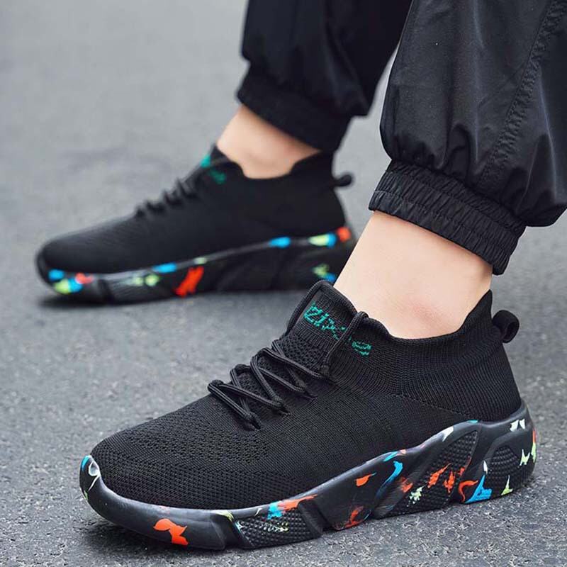 Summer Amazon plus size casual shoes Foreign Trade men's shoes breathable sneaker couple fashion shoes mesh shoes wholesale in stock