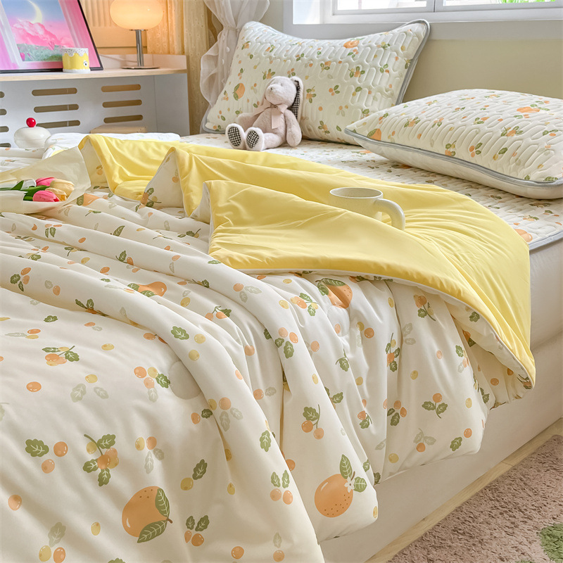 Sensación fresca de verano, edredón de hielo, edredón fresco de verano, edredón de aire acondicionado, edredón doble, dormitorio de estudiantes, edredón de verano, lavable a máquina image 10