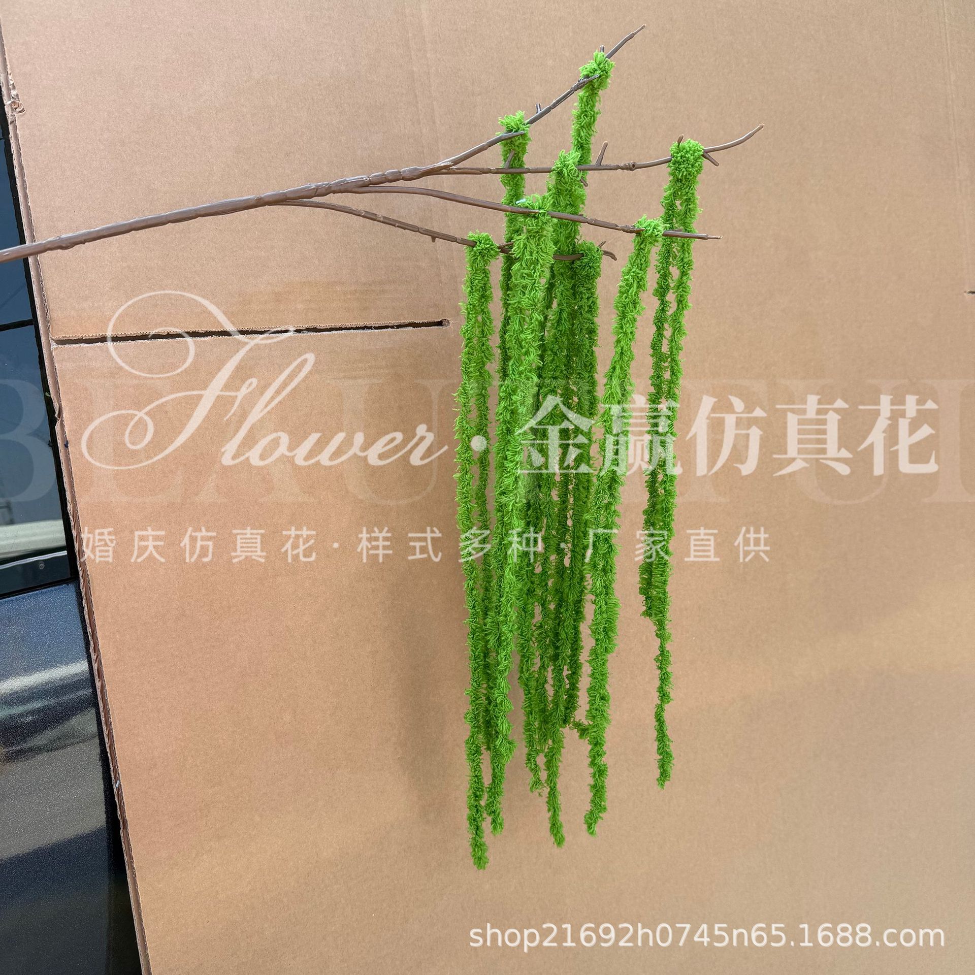 Boda Mori Simulación de flores y plantas verdes Pico de bambú Hierba Simulación de plantas verdes de invierno espárragos Plantas de simulación Escenografía de plantas verdes falsas