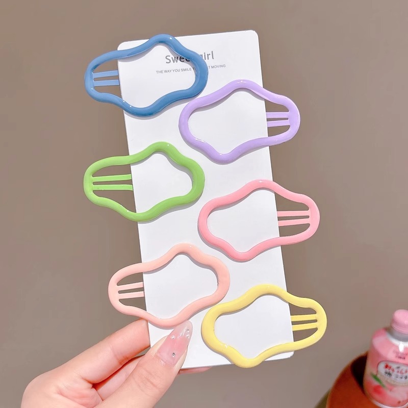 Color para niños lindo pequeño bb clip niña flequillo clip de cabello roto horquilla para bebé tocado de niña estrella horquilla