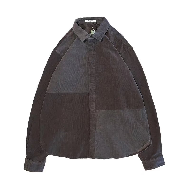 2024 nueva moda camisa de manga larga para hombres otoño 2024 nueva pareja camisa chaqueta camisa de pana