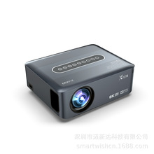 跨境智能安卓9LCD投影机1080P家用投影仪电子梯形校正投影电视X1