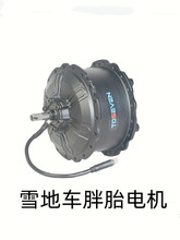 48v500w750w1000w锂电动雪地车胖胎电机改装电摩电机后驱高速碟刹