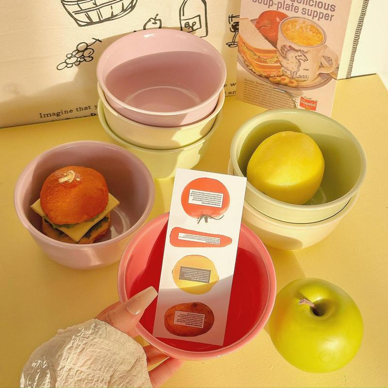 Ins風がとてもきれいなボウル家庭用高颜値陶磁器ご飯ボウル個人専用食事ボウル洗練されたボウル|undefined