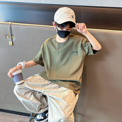 子供服男の子夏服セット2024新型中大童かっこいい男の子夏タイプファッション子供夏ズボンファッション