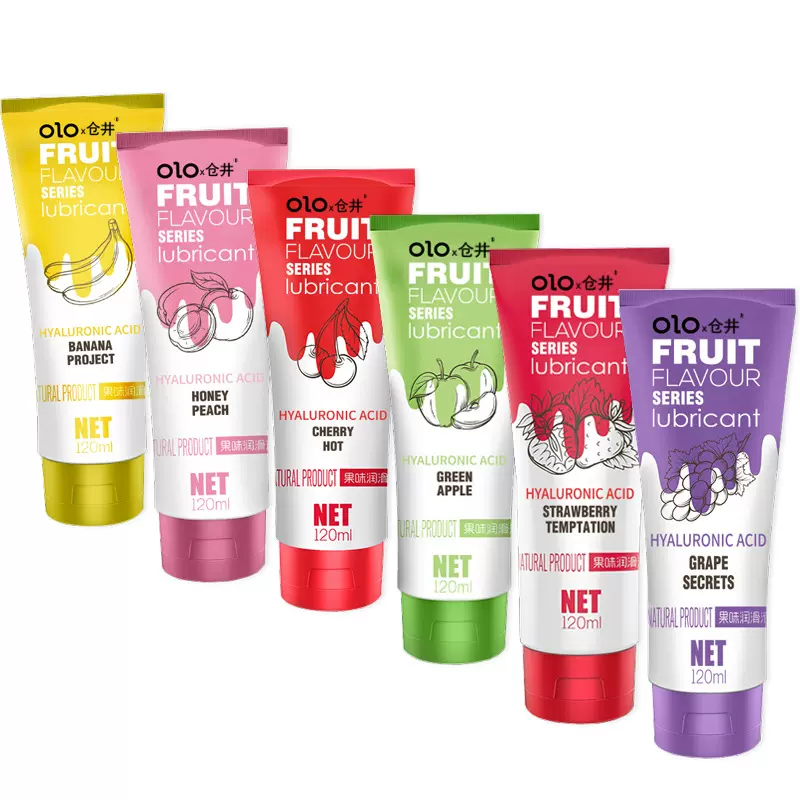 OLO果味可入口成人用品草莓樱桃情趣夫妻房事润滑液油剂热感冰感