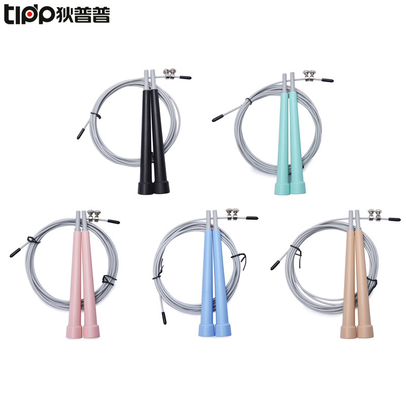 【3月新品】ABS塑料手柄鋼絲跳繩成人運動兒童考試學生中考健身