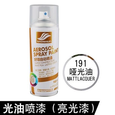 Avtomobil boya qələmləri Black White Paint Can - shushun-c191transparent-matte-oil-400ml