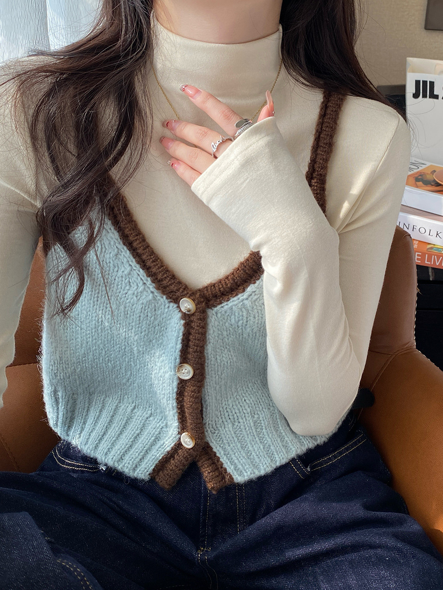 크림살구~하프 터틀넥