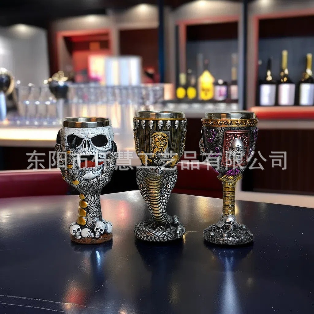 Año nuevo nuevo estilo copa escultura hogar sala de estar entrada suministros de decoración resina artesanía taza decoración