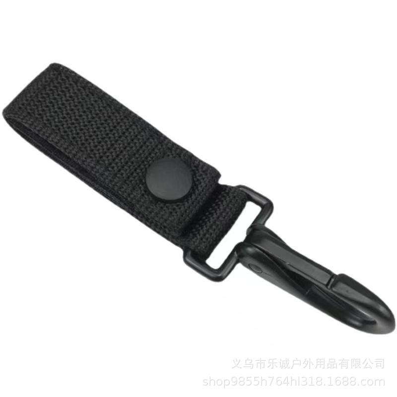 New outdoor multi-functional tactical nylon ribbon hanging buckle military fan belt multi-functional carabiner Eagle mouth hook