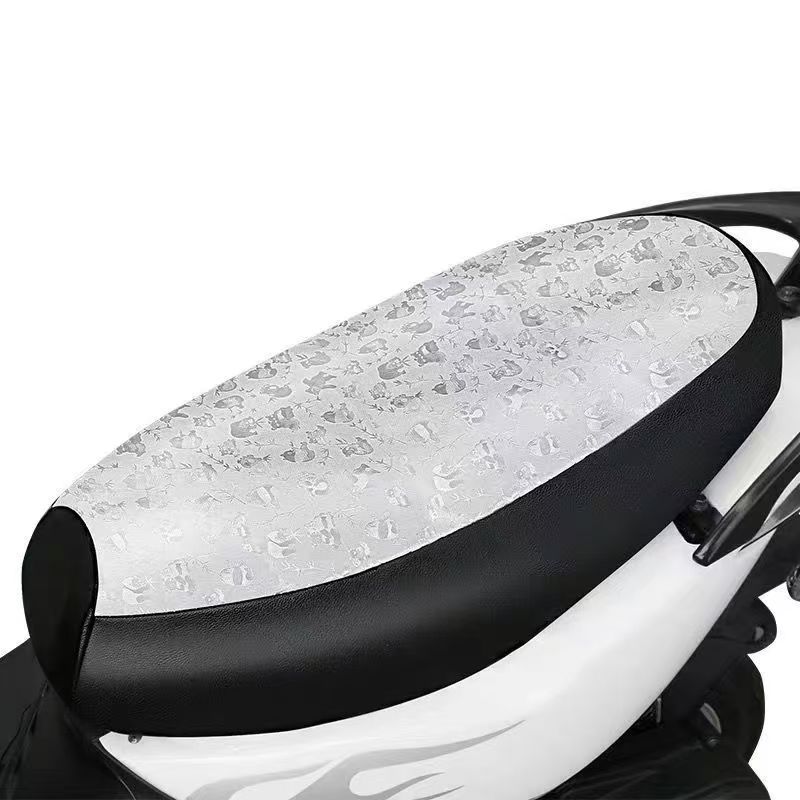 Summer Motorcycle Seat Cushion Cover, Sun Protection, Waterproof, Heat Insulation Pad, Electric Scooter Seat Cushion Net, Electric Sun Protection Pad