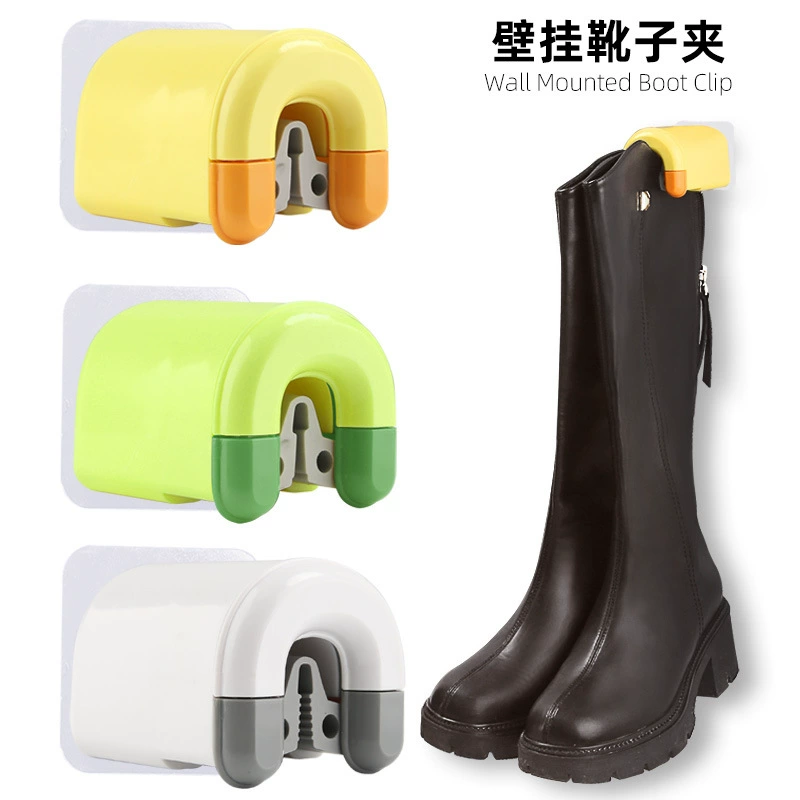 Настенный держатель для сапог в форме сердца без сверления, для длинных и коротких сапог, крючок с подступенками для подвешивания и крепления, удобный держатель для хранения.