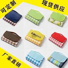 ピクニックマット印ロゴスポットオックスフォード布卸売り屋外ピクニック布防水ピクニック毛布防湿マットビーチマット