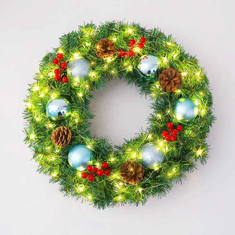 アマゾン起爆クリスマス花輪藤条40/50/60cmクリスマス装飾花輪飾りシーン配置品|undefined