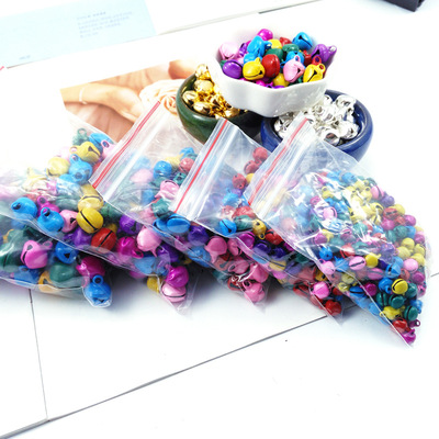 silvery golden Iron bell 6-14 millimeter colour Little bell Pendant diy manual Christmas Small bell dance Small bell