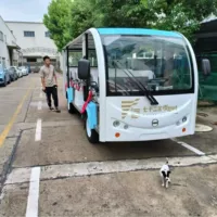 Электрический экскурсионный автомобиль Электрический экскурсионный автомобиль 14-местный открытый тур живописный точечный экскурсионный автомобиль живописный точечный автомобиль
