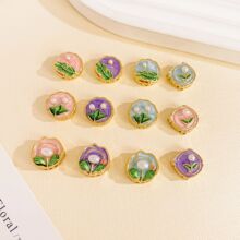 ����18K��ɫ�ͮ��͹�����diy�Ʒ���С���OӋ����������Ů