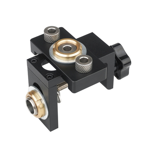 Woodworking three-in-one punch locator round wood tenon 08350 two-in-one woodworking tool panel furniture punch