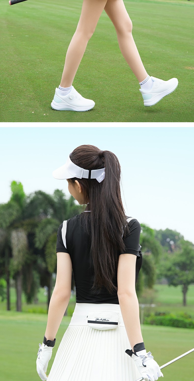 Váy tennis nữ xếp ly phối áo thun thể thao — YF791-Sakura Phấn hoa Top [Lụa lạnh], YF791-Áo đen [lụa lạnh], QZ103-Váy xếp ly màu trắng, QZ103-Váy xếp ly màu xanh nhạt chi tiết 5