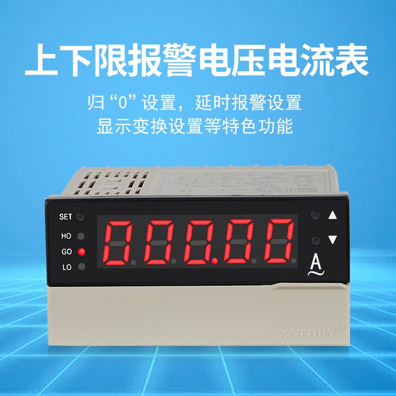 东崎DP4I-AA2/0.2/0.02/0.002/AACT D四位半高精度交流电流表TOKY