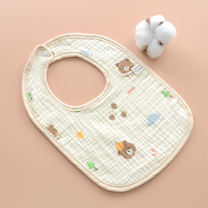 주름진 천 U자형 오렌지색 곰