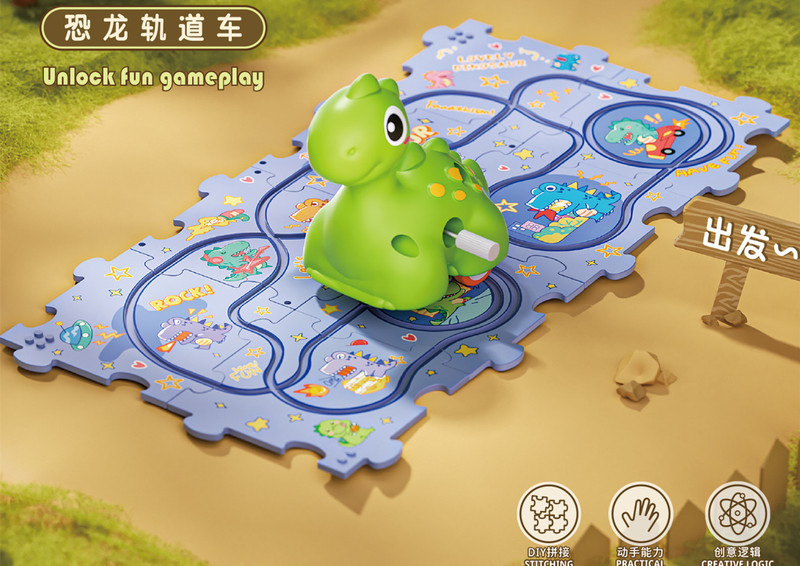子供のパズルの軌道のパズルの道の自動車のdiyは電気の車の自動の軌道の車の男の子の女の子の赤ちゃんのおもちゃを詰めます。|undefined
