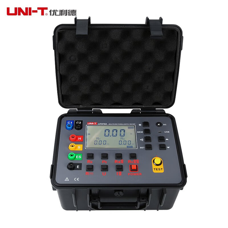 优利德UT575A工业品双钳多功能接地电阻测试仪数字电阻表接地电压