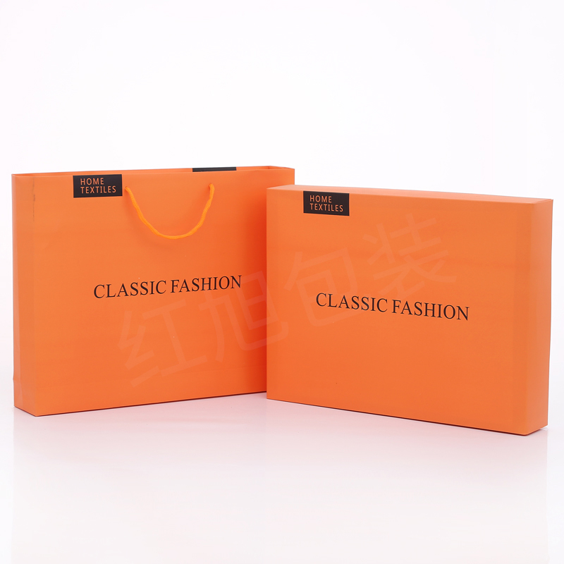 Toallas de baño de tres piezas caja de embalaje vacía caja de regalo de boda caja de regalo portátil de ventana abierta