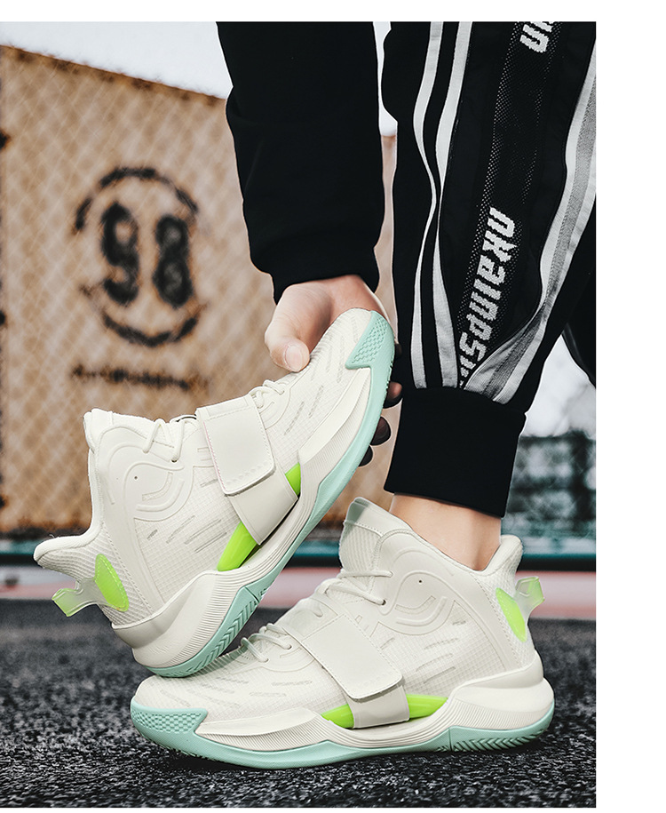 Plusk wody 4. generacji koszykówka Night Glow poduszka powietrzna 8 letnie buty sportowe męskie i damskie pocieranie_voghion.com