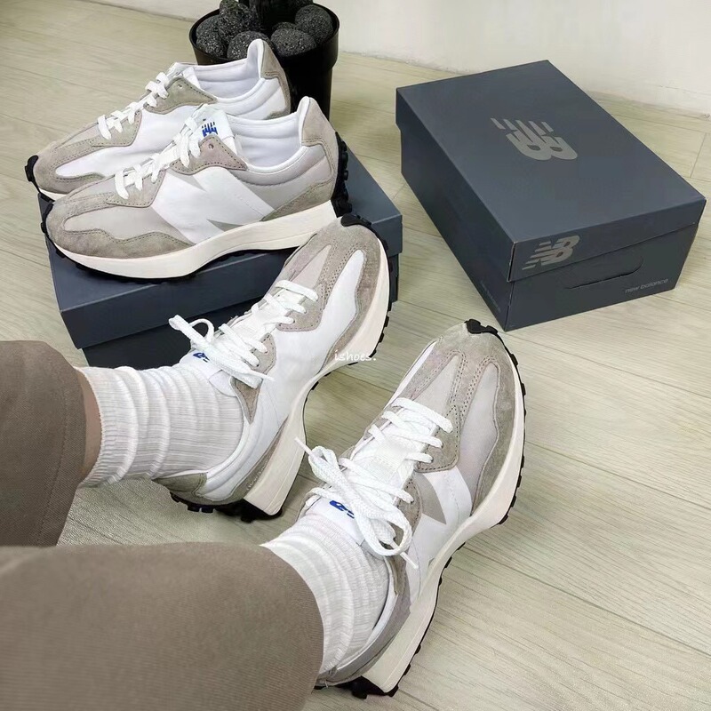 Cross-Border Popular New Balance Nb327 Original Gray Running Sneakers Retro Casual Men's and Women's Couple's Dad Shoes