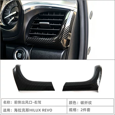 Suitable for 22 Models Car interior film - front-air-outlet2-carbon-fiber-pattern-right-hand-drive-rhd