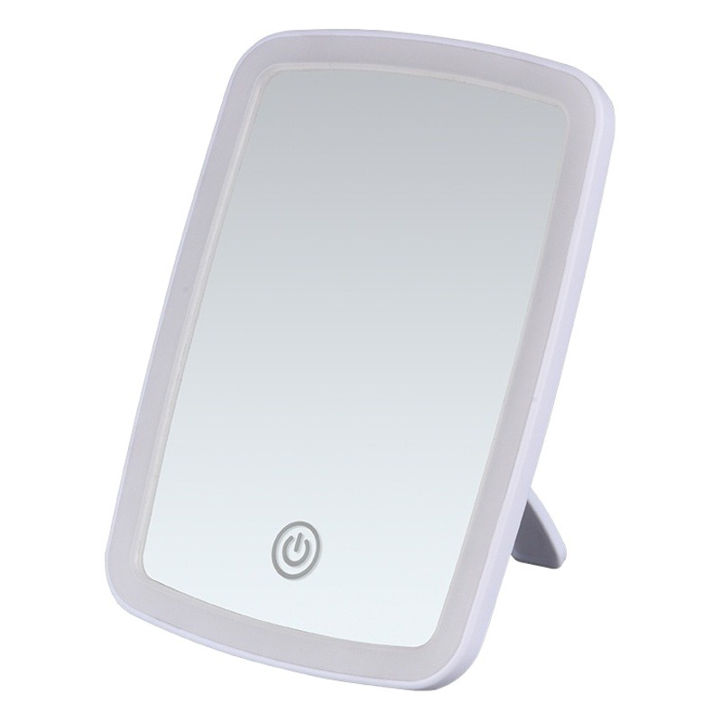 led makeup mirror with light fill light female folding Internet celebrity student ins style small mirror dormitory desktop portable dressing mirror