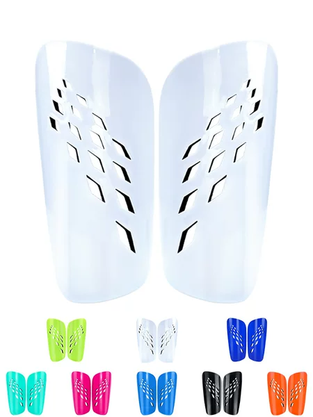 Cross-border football diamond-shaped shin guards, breathable, thickened, insertable, anti-collision, adult insert-type protective gear, wholesale with custom logo